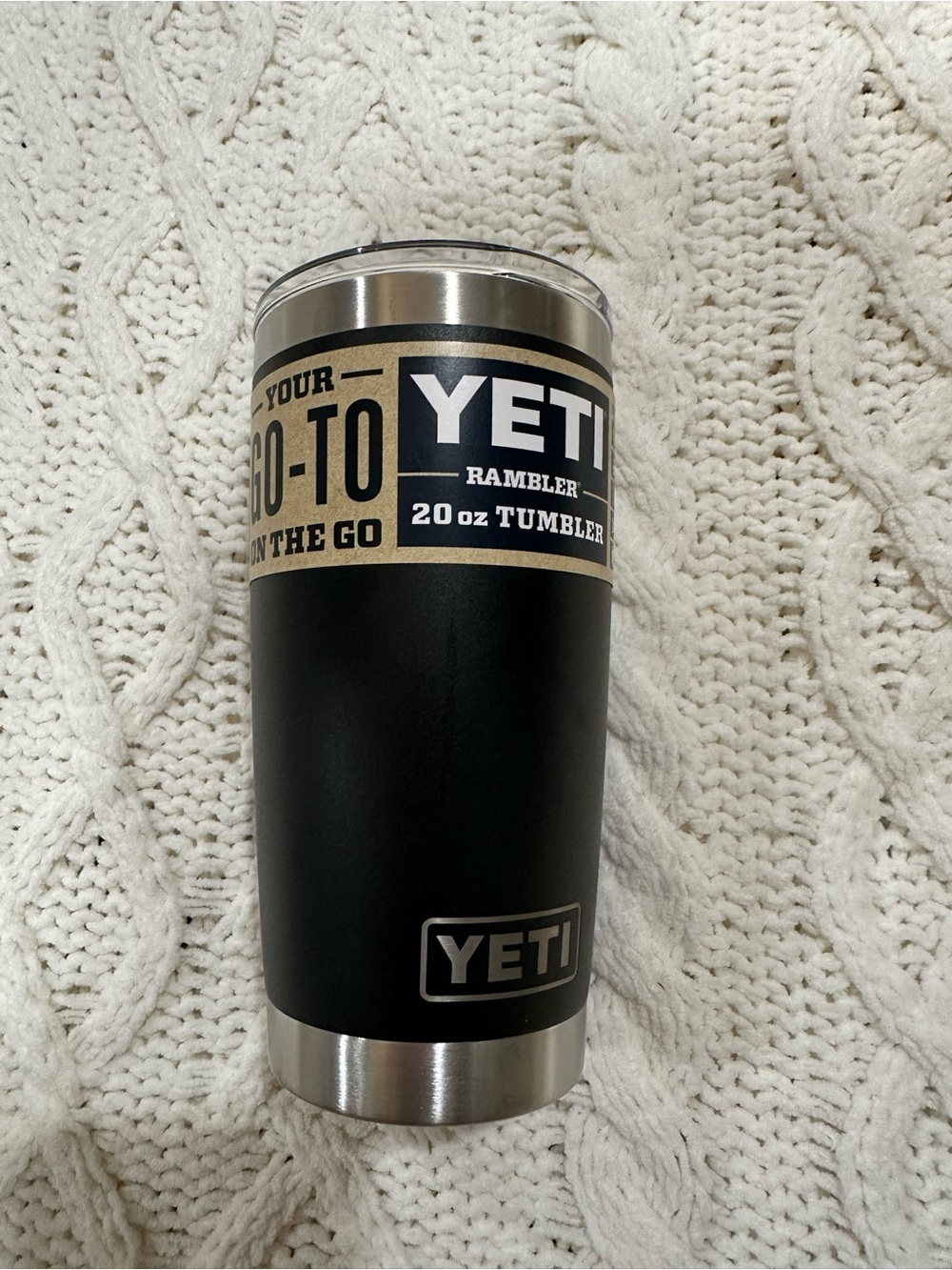 yeti black 20oz tumbler - Picture 2 of 4